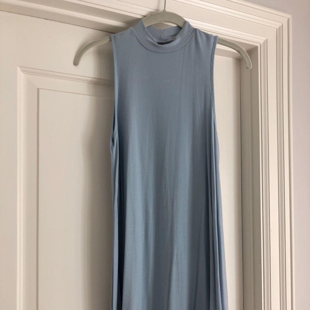 Top shop blue shirt dress